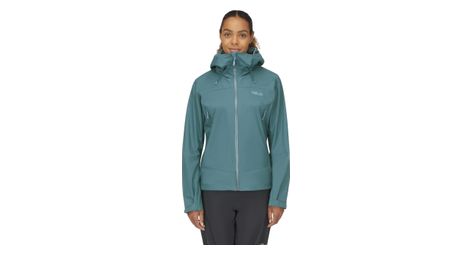 Veste impermeable femme rab downpour plus 2 0 vert