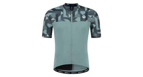 Maillot Manches Courtes Rogelli Essential Graphic Gris Homme