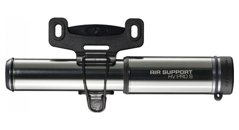 Bontrager air support hv pro handpomp (max 60 psi / 4,5 bar) zilver + support