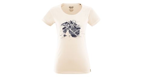 Camiseta técnica de mujer mijo tana beige
