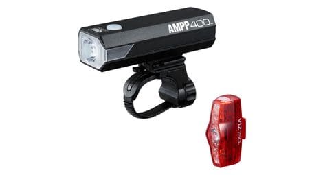 Cateye ampp 400 en viz 150 lichtpaar + wearable x