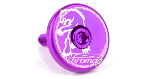 Chromag top cap purple 1 1/8''