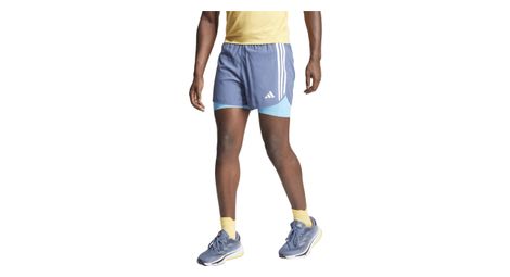 2-in-1 shorts adidas performance own the run blau s