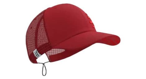 Compressport racing trucker cap red