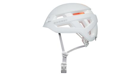 Casco da arrampicata mammut crag sender bianco 52-57 cm