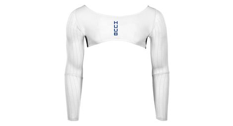 huub aero bridge long sleeve jersey white
