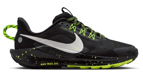 nike pegasus trail 5 black green children s shoes
