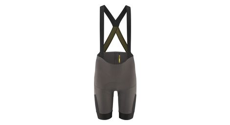 Cuissard court à bretelles mavic allroad cargo gris