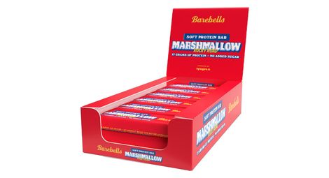 Boîte soft protein bar (12x55g) - barebells - marshmallow -  barres protéinées