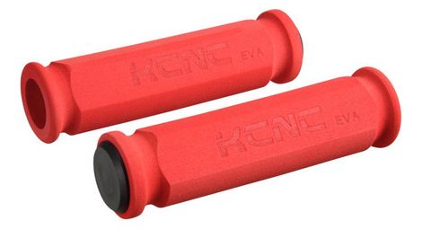 Kcnc paire de grips mousse rouge light