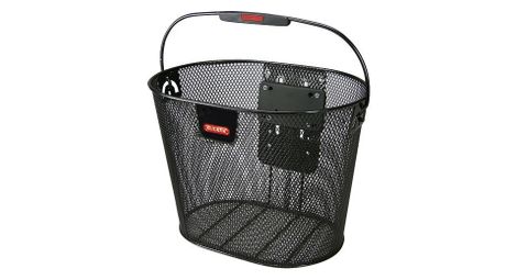 Klickfix panier avant oval plus ef maille noir sans support