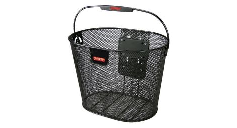 KLICKFIX Warenkorb vor Oval Plus EF Mesh schwarz
