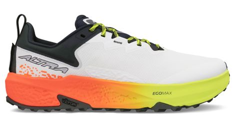 altra timp 6 trail running shoes white orange yellow men s