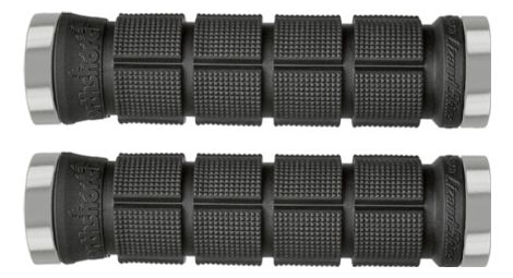 Paire de grips lizard skins northshore lock-on noir / argent