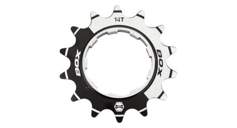 Box pinion aluminio cog cromo negro