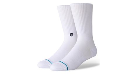 Stance icon crew white