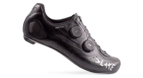 Chaussures de route lake cx332 extra wide noir/argent