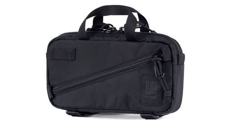 Topo designs mini quick pack 1.7l black fanny pack
