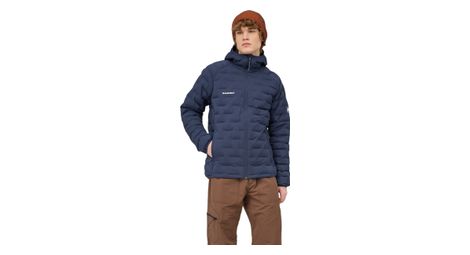 Mammut Sender Daunenjacke mit Kapuze, blau, Herren