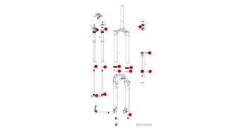 Kit de juntas rockshox 200h lyrik c2 / pike b3 select + / ultimate (2020)