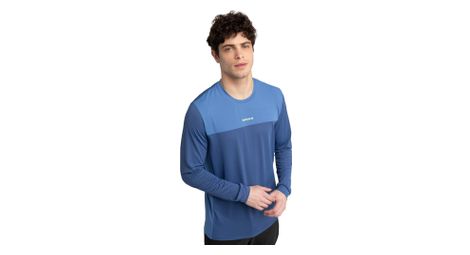 Maillot vtt manches longues homme cyclisme mtb endo blue bleu