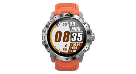 Coros vertix 2 lava orange sports watch