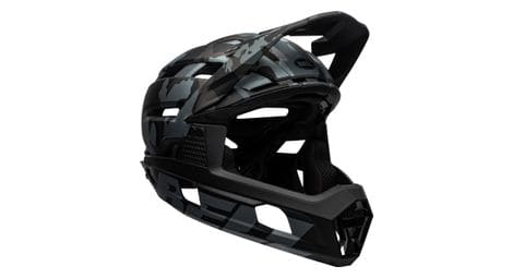 Bell super air r mips removable chinstrap helm black camo 2022