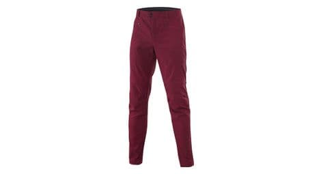 Pantalon de randonnée zippé loeffler pantalon de randonnée zippé m fuselé csl-rouge