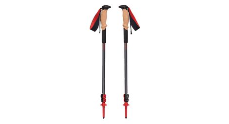 Black diamond pursuit shock wanderstöcke schwarz/rot