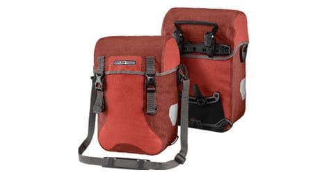 Par de bolsas para bicicleta ortlieb sport-packer plus 30l salsa dark chili red