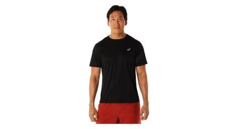 Maillot manches courtes asics run icon noir homme