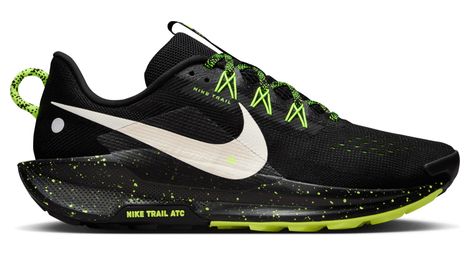 Chaussures Trail Nike Pegasus Trail 5 Noir/Vert Homme