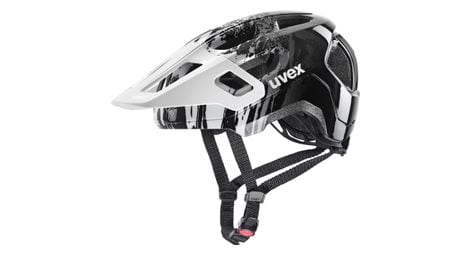 Kinder-mountainbike-helm uvex react jr. schwarz/weiß