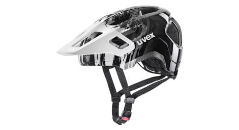 Kinder-mountainbike-helm uvex react jr. schwarz/weiß 52-56 cm