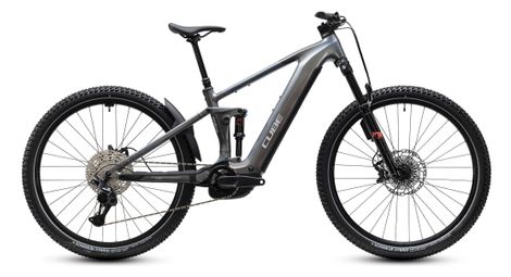 Mountain bike elettrica a sospensione integrale Cube Stereo Hybrid One44 SLX 800 Shimano 12 V 800 Wh Bosch 120 Nm 29'' Grigio Prismasilver 2027