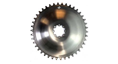 Plateau shift up gris (sram 8 trous gravel)