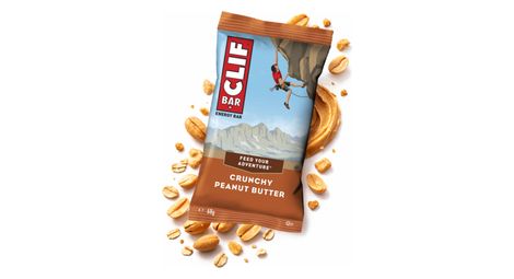 Barre énergétique Clif Bar Beurre de cacahuète Crunchy - 68g