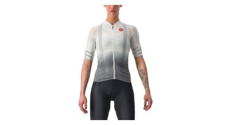 Maillot de manga corta castelli climber's 2.0 para mujer blanco marfil