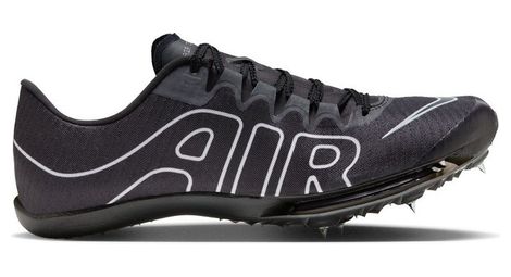 Nike air zoom maxfly more uptempo black white track & field shoes 47.1/2