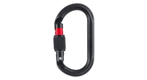 Mousqueton escalade ok screw-lock petzl - noir