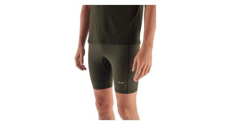 Short de compression running circle hit the road khaki