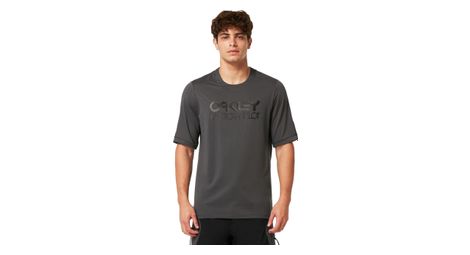 Maillot manches courtes oakley factory pilot mtb gris