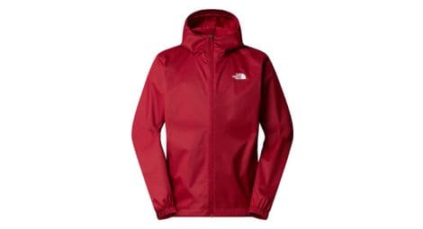 Chaqueta impermeable the north face quest roja