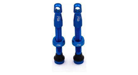 Valves tubeless pride racing 44mm bleu