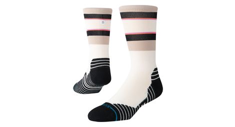 Calcetines stance subversion mid crew performance blanco/naranja