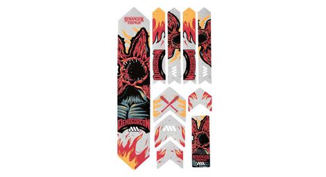 Kit de protection all mountain style extra stranger things demogorgon