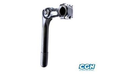 Potence reglable plongeur d25 4 l90 alu noir ouvrable 0 a 60 cintre 25 4