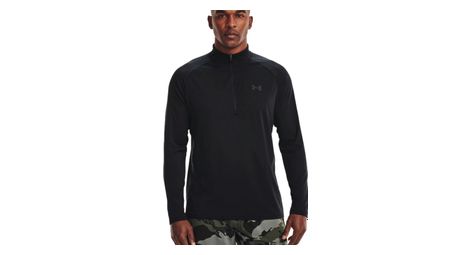 Haut manches longues 1/2 zip under armour tech 2.0 noir homme