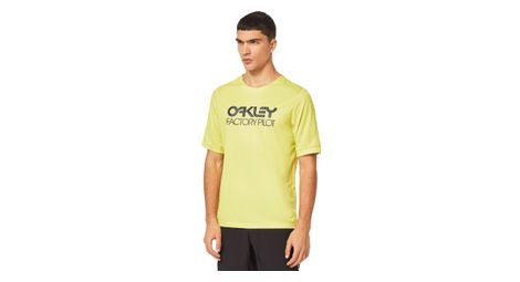 Oakley factory pilot mtb short sleeve jersey yellow s