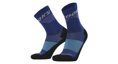 Brooks high point trail crew socks blue unisex s